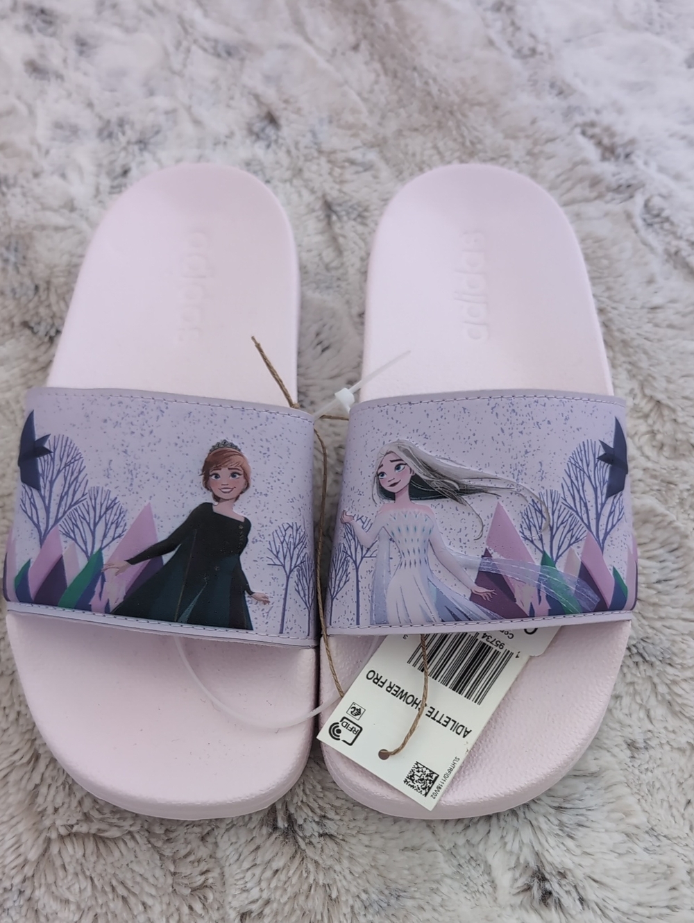 adidas X Disney Kids' Frozen Adilette Slides